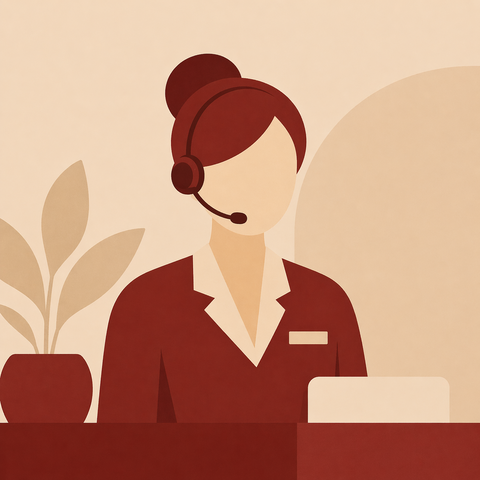 Penny, the AI receptionist.